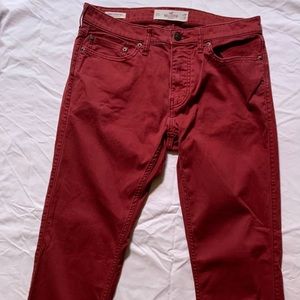 Hollister Skinny 5 Pocket Red